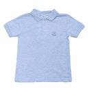 Boys Solid 2Pc Pack S S Polo Mid Grey Nawao.com