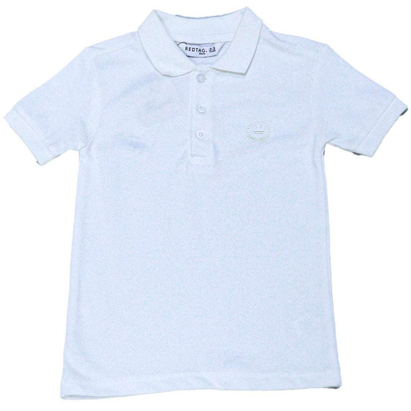 Boys Solid 2Pc Pack S S Polo White Nawao.com