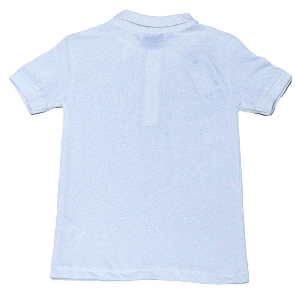 Boys Solid 2Pc Pack S S Polo White Nawao.com