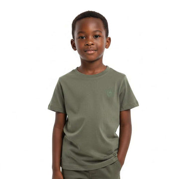Boys Solid 2Pc Pack S S Tshirt Beige Nawao.com