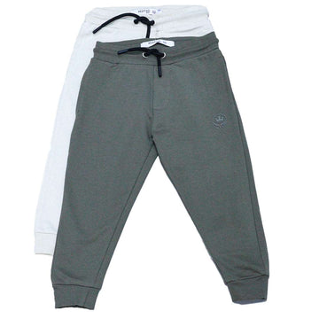 Boys Solid 2Pc Pack Track Pant Beige Nawao.com