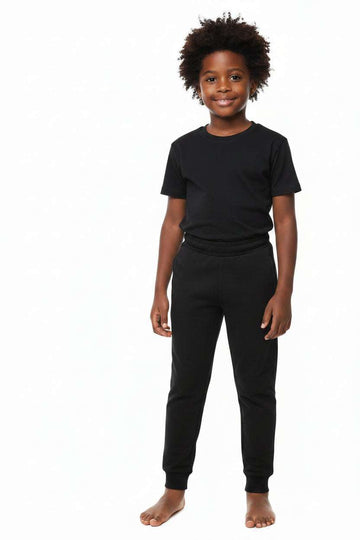 Boys Solid 2Pc Pack Track Pant Mid Grey Nawao.com