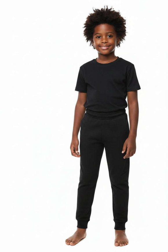 Boys Solid 2Pc Pack Track Pant Mid Grey Nawao.com