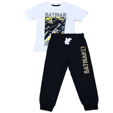 Boys White Batman Nightsuit White Nawao.com