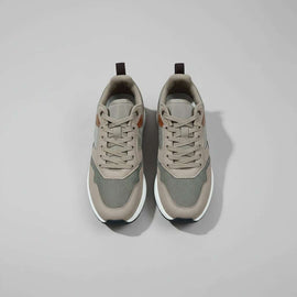 Brown Color Block Sneakers Nawao.com