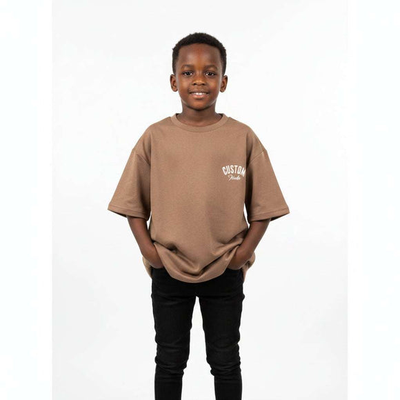 Brown Crew Neck S S Modal T Shirt Brown Nawao.com