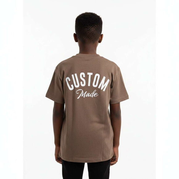 Brown Crew Neck S S Modal T Shirt Brown Nawao.com