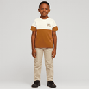 Brown Cut And Sew Tee Nawao.com