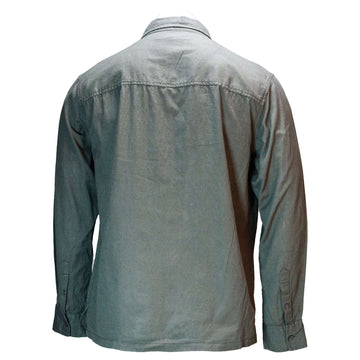 Brown Linen Blend Field Shirt Brown Nawao.com