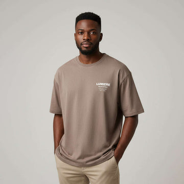 Brown Lounge Shirt Brown Medium Nawao.com