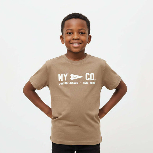 Brown Ny Co Over Size T Shirt Brown Nawao.com
