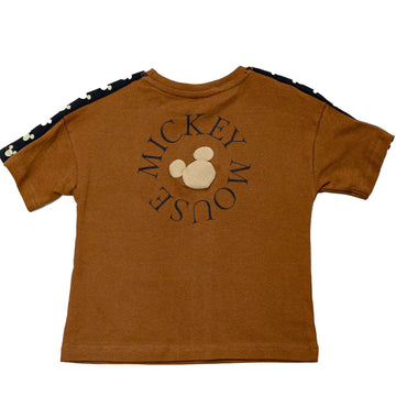 Brown Oversize Mickey Mouse T Shirt Brown Nawao.com