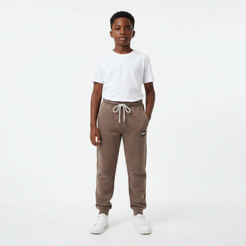 Brown Pique Pleated Interlock Active Pant Brown Nawao.com