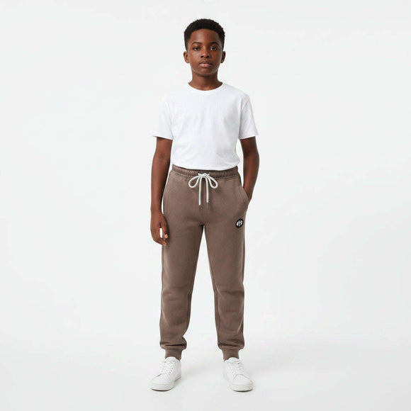 Brown Pique Pleated Interlock Active Pant Brown Nawao.com
