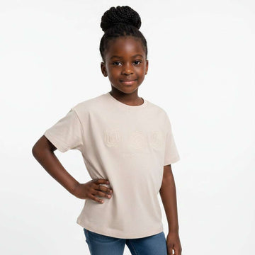 Brown Ruffled Embroidered Top Brown Nawao.com