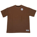 Brown Short Sleeve Oversize Tshirt Nawao.com