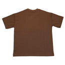 Brown Short Sleeve Oversize Tshirt Nawao.com