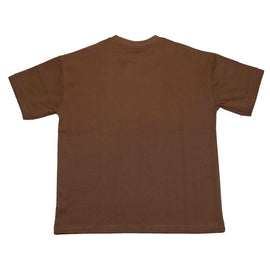 Brown Short Sleeve Oversize Tshirt Nawao.com