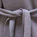 BROWN SLEEVELESS JACKET Nawao.com