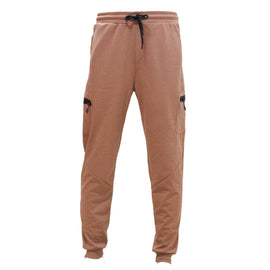 Brown Tech Jog Pants Nawao.com
