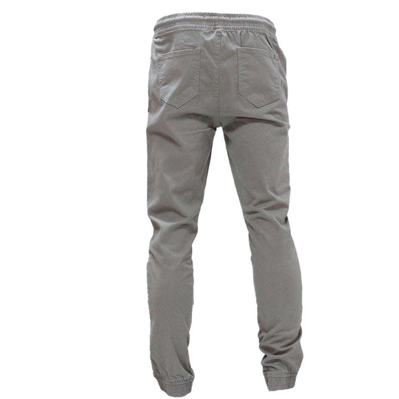 Brown Twill Jogger Brown Nawao.com