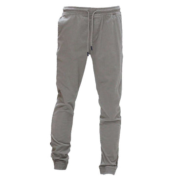 Brown Twill Jogger Brown Nawao.com