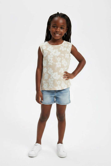 Brown White Jacquard Top Assorted Nawao.com