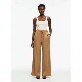 Brown Wide Leg Pant Nawao.com