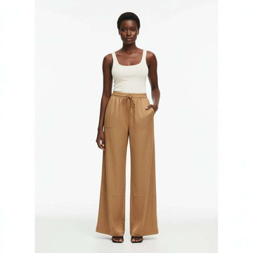 Brown Wide Leg Pant Nawao.com