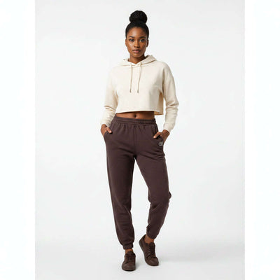 Burgundy Elasticated Hem Jog Pant Burgundy Nawao.com