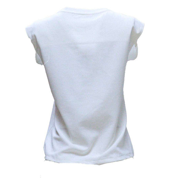 BUTTON DETAILED PLACEMENT PRINT DROP SHOULDER JERSEY TOP Nawao.com