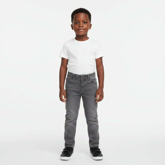 Charcoal 5 Pocket Color Denim Charcoal Nawao.com