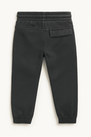 Charcoal Grey Coloured Knitted Denim Jogger Charcoal Nawao.com