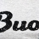 Charcoal Melange Bella Embellished Printed T Shirt Nawao.com