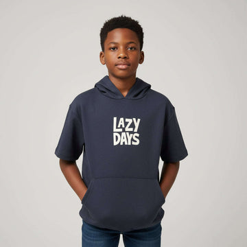 Charcoal Modal Hoody T Shirt Charcoal Nawao.com