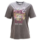 Charcoal Oversize Biker T Shirt Nawao.com