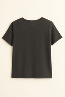 Charcoal Printed T Shirt Charcoal Nawao.com