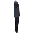 Charcoal Reglan T Shirt And Black Pyjama Shorts Set Charcoal Nawao.com