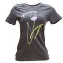 Charcoal Serendipity Printed T Shirt Nawao.com