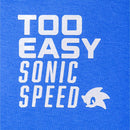 Cobalt Oversize Sonic T Shirt Blue Nawao.com