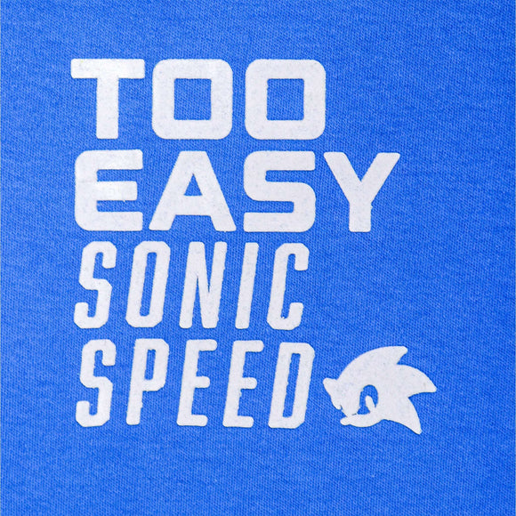 Cobalt Oversize Sonic T Shirt Blue Nawao.com