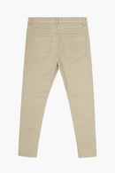 Color Denim Jeans Beige Nawao.com