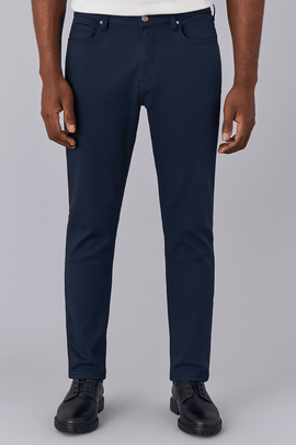 Color Denim Jeans Navy Nawao.com