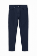 Color Denim Jeans Navy Nawao.com