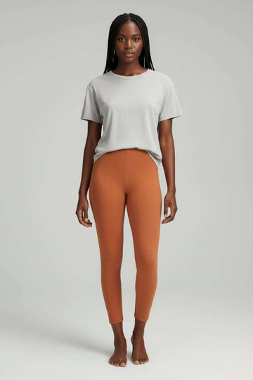 Copper Cropped Legging Nawao.com