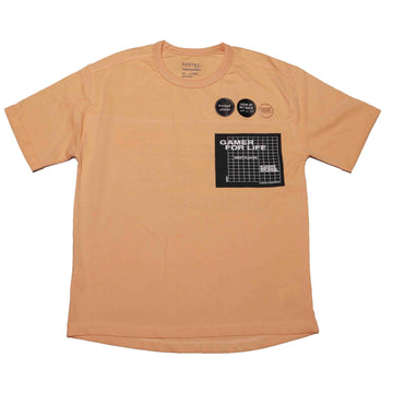 Coral Graphic Oversize Tshirt Nawao.com