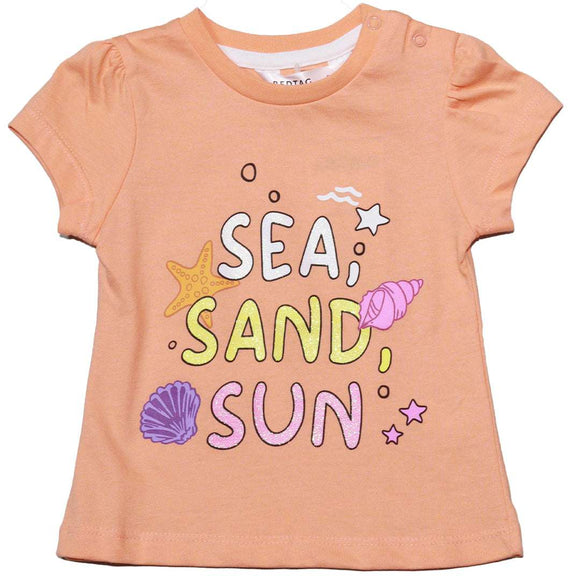 Coral Placement Print T Shirt Nawao.com