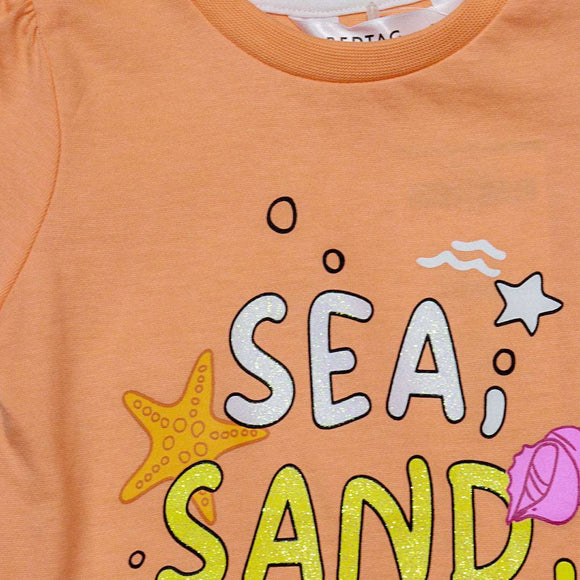 Coral Placement Print T Shirt Nawao.com