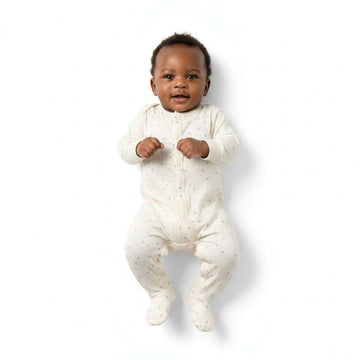Cream 2 Pack Assorted Sleepsuits Cream Nawao.com