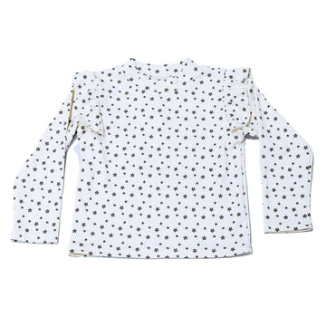 Cream Allover Print Casual Sets Nawao.com